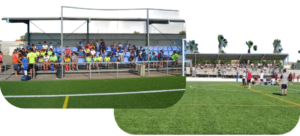 Campo de futbol en Aáguilas. Murcia