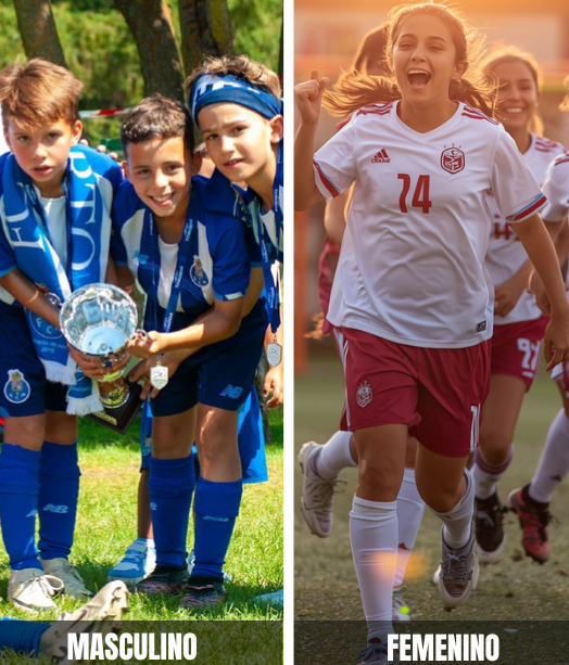 TORNEOS DE FÚTBOL MASCULINO Y FEMENINO EN ESPAÑA